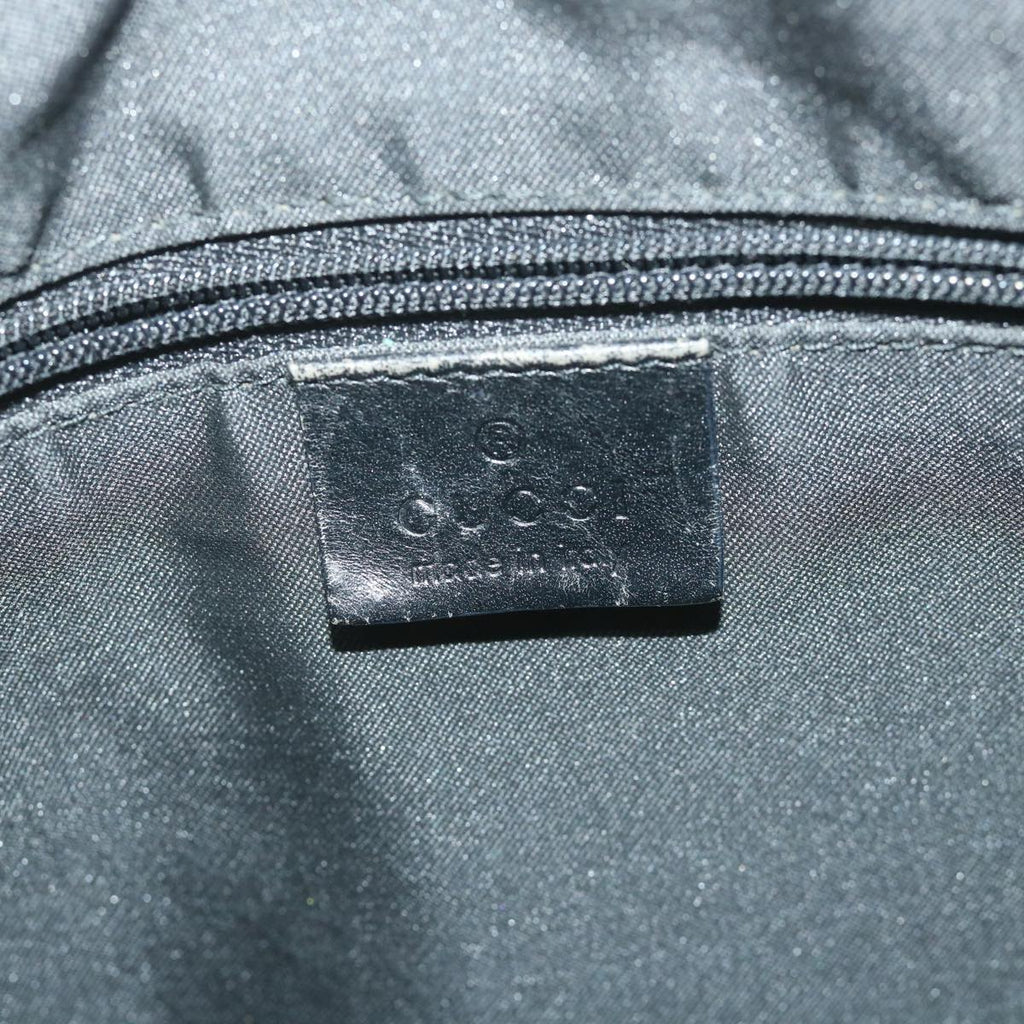 GUCCI GG Canvas jackie c Shoulder Bag Black 001.3355 ki3690