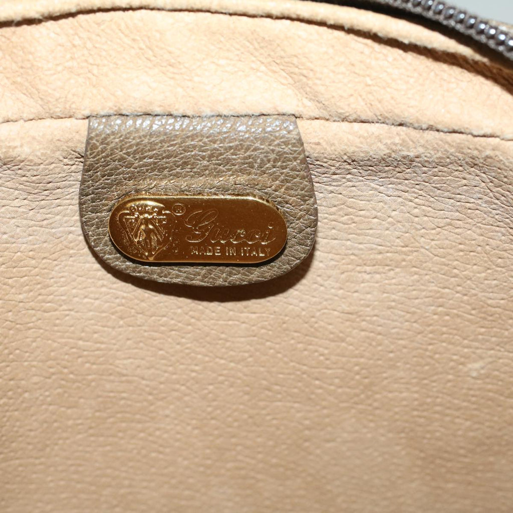 GUCCI GG Canvas Clutch Bag Coated Canvas Beige ki3703