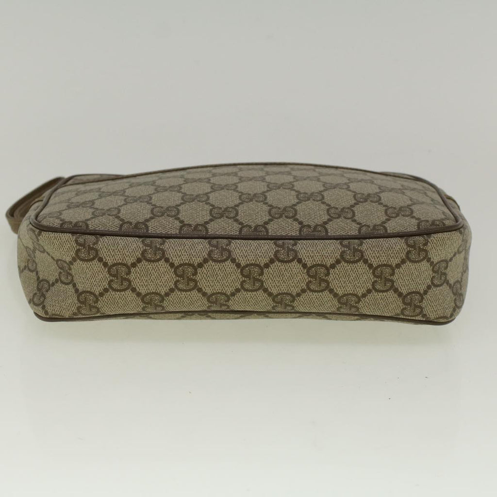 GUCCI GG Canvas Clutch Bag Coated Canvas Beige ki3703