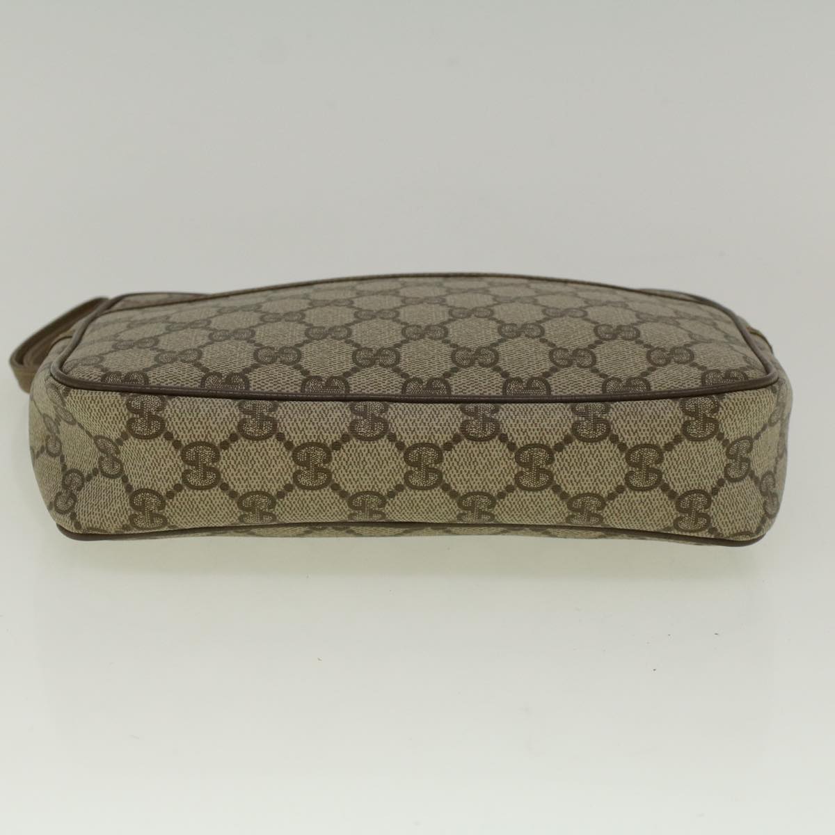 GUCCI GG Canvas Clutch Bag Coated Canvas Beige ki3703