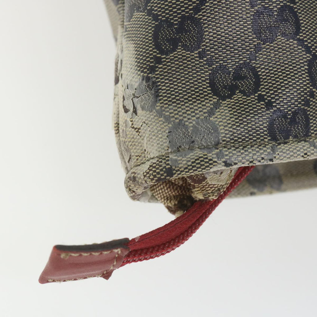 GUCCI GG Crystal Sherry Line Tote Bag Red Navy 155524 ki3721
