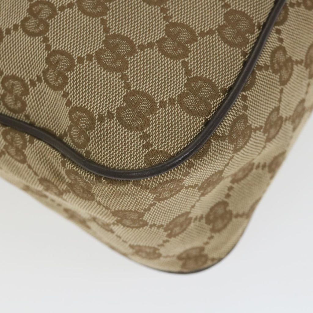 GUCCI GG Canvas Shoulder Bag Beige 114272 ki3726