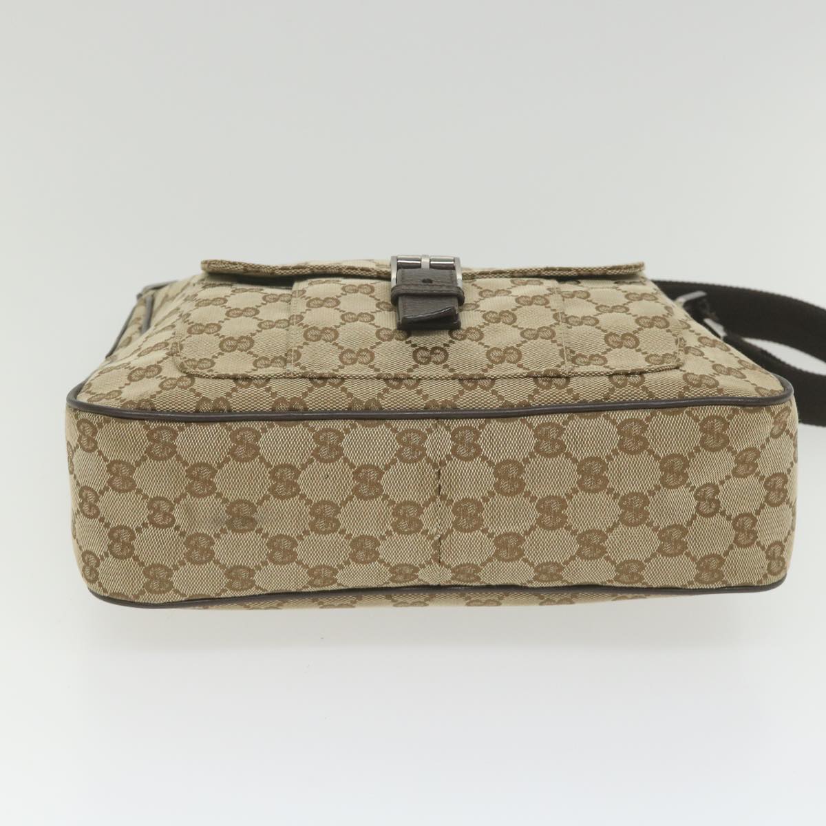 GUCCI GG Canvas Shoulder Bag Beige 114272 ki3726