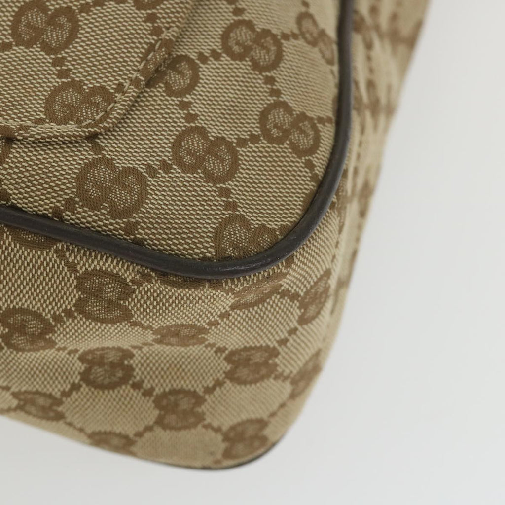 GUCCI GG Canvas Shoulder Bag Beige 114272 ki3726