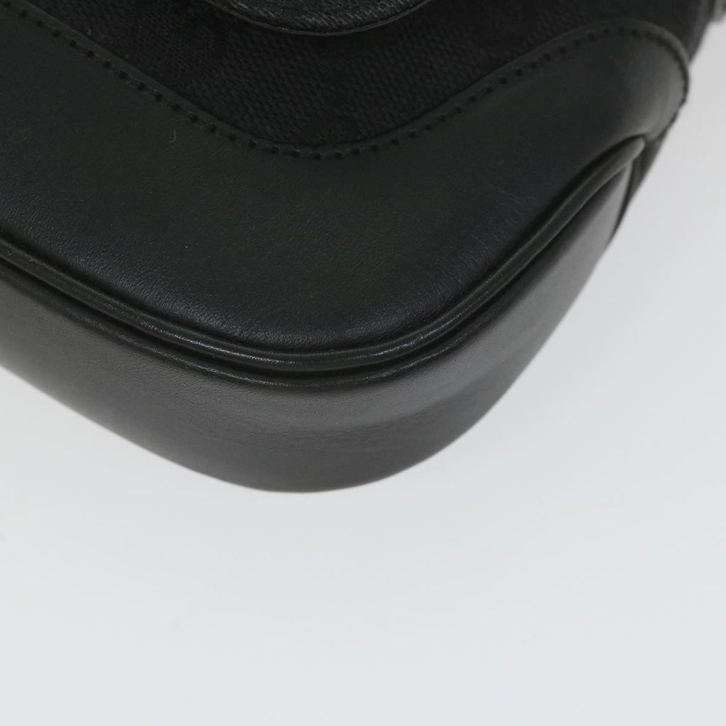 GUCCI GG Canvas Jackie Shoulder Bag Black 001 3824 002058 ki3727