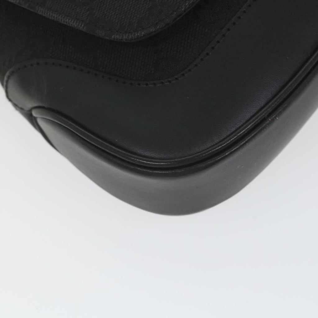 GUCCI GG Canvas Jackie Shoulder Bag Black 001 3824 002058 ki3727