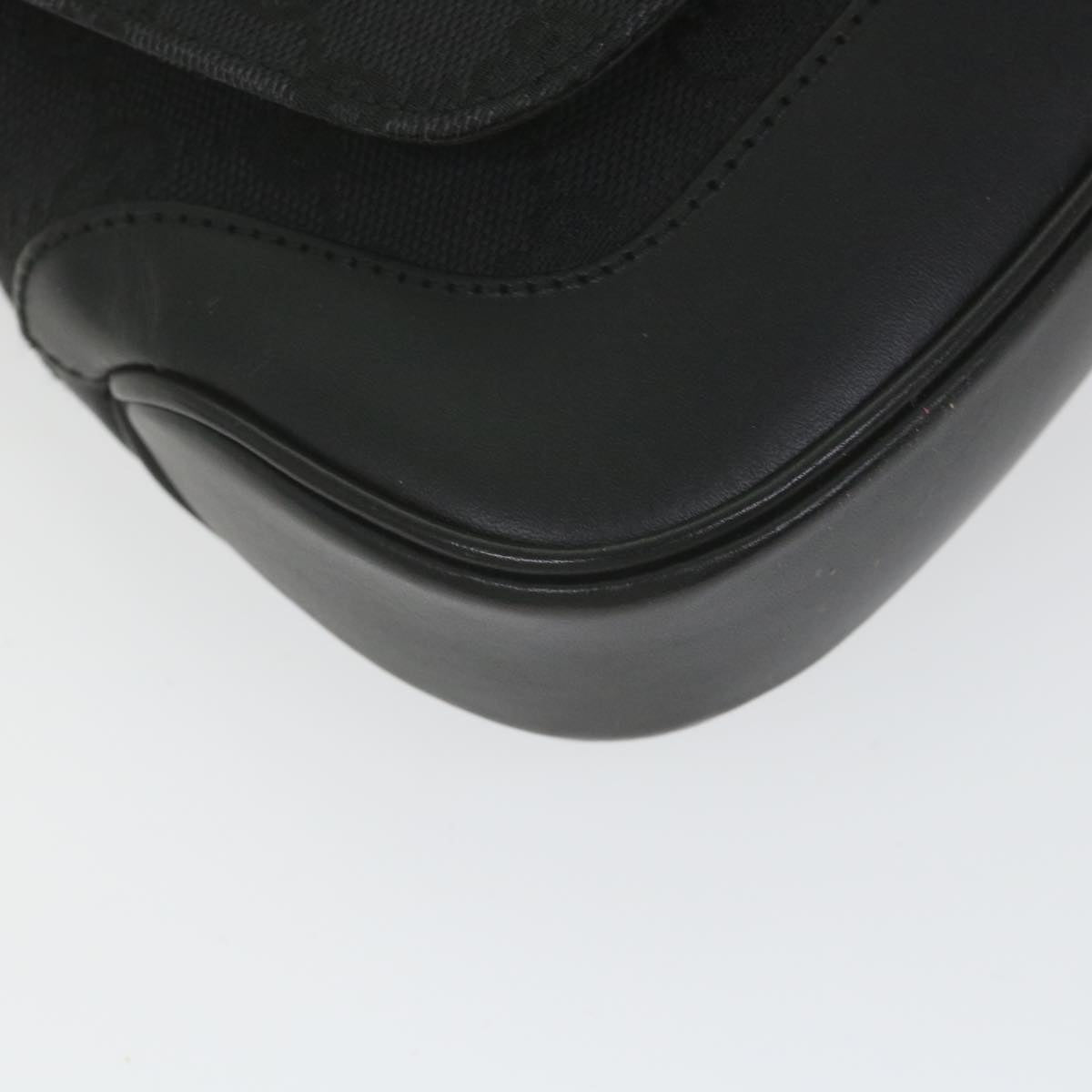 GUCCI GG Canvas Jackie Shoulder Bag Black 001 3824 002058 ki3727