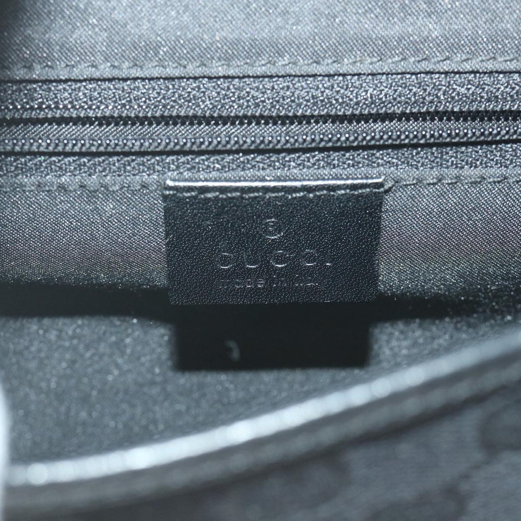 GUCCI GG Canvas Jackie Shoulder Bag Black 001 3824 002058 ki3727
