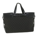 GUCCI GG Canvas Hand Bag Black ki3748