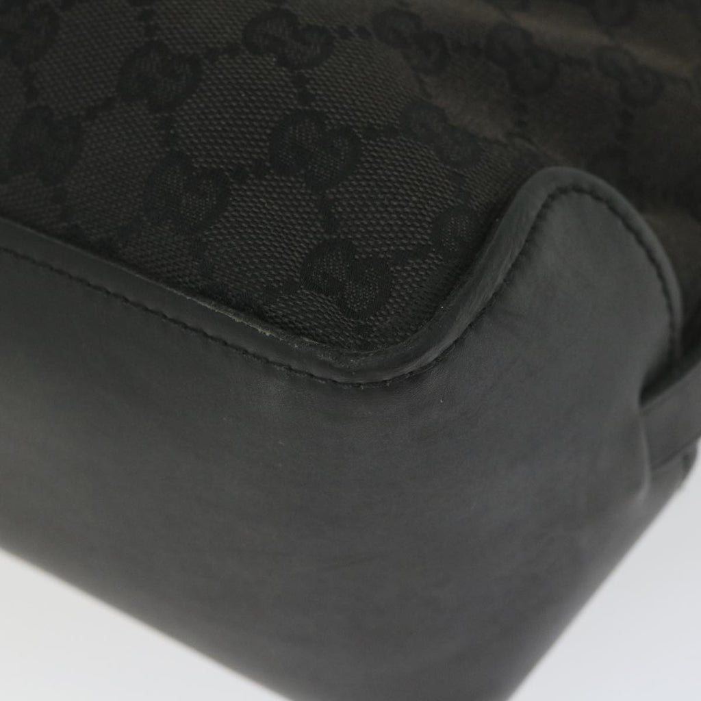 GUCCI GG Canvas Hand Bag Black ki3748