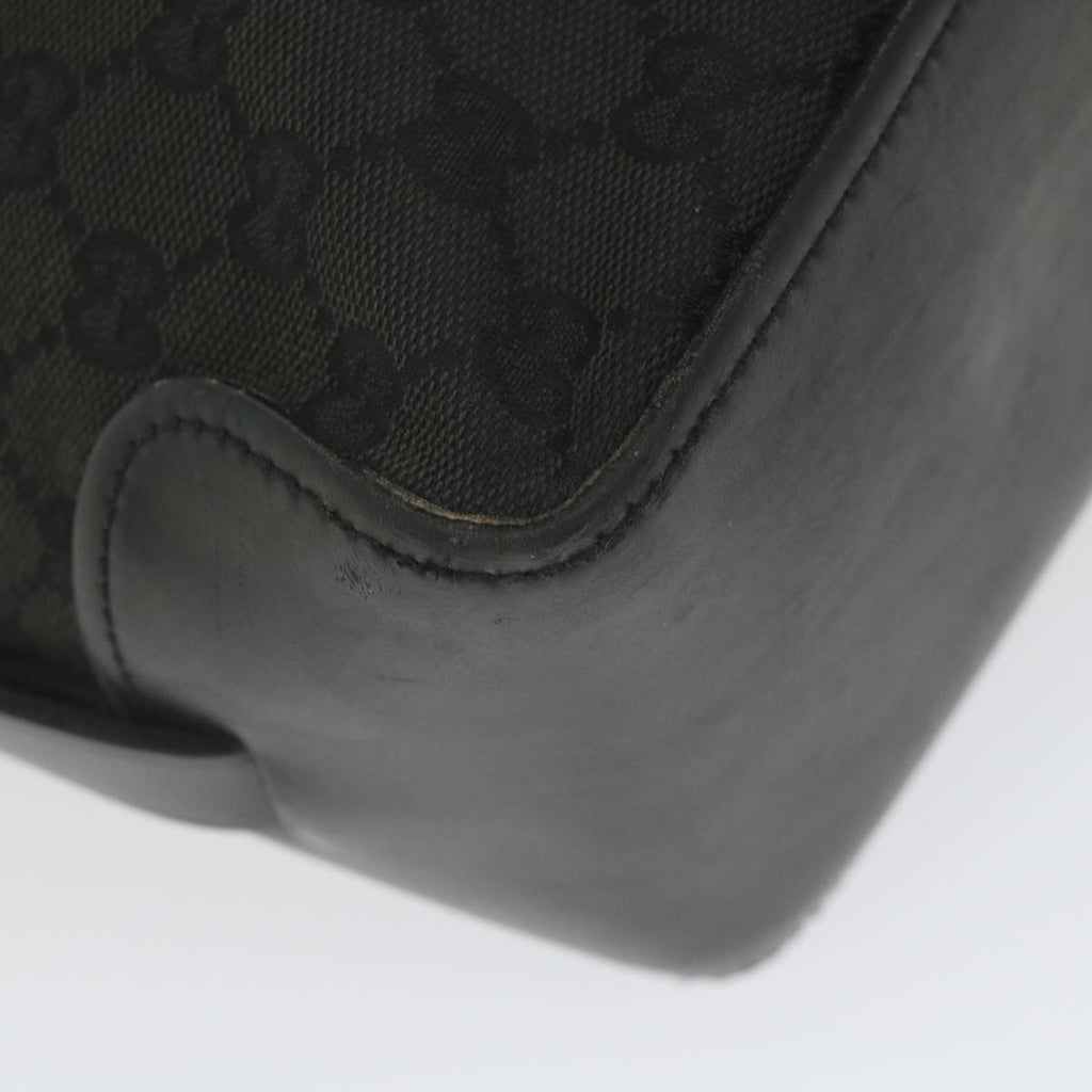 GUCCI GG Canvas Hand Bag Black ki3748