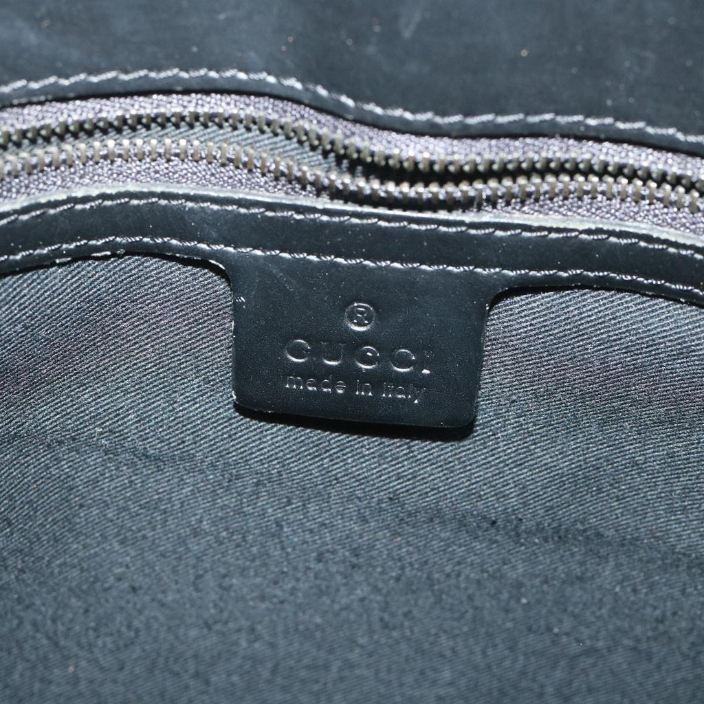 GUCCI GG Canvas Hand Bag Black ki3748