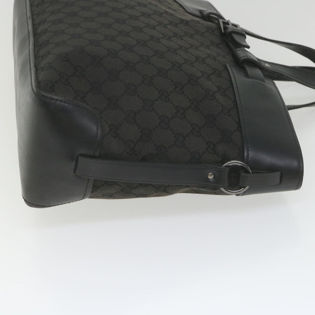 GUCCI GG Canvas Hand Bag Black ki3748