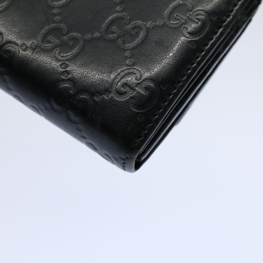 GUCCI GG Canvas Guccissima Long Wallet Black 269541 ki3763