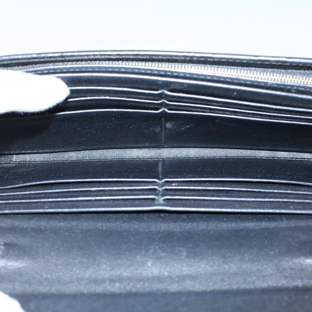 GUCCI GG Canvas Guccissima Long Wallet Black 269541 ki3763