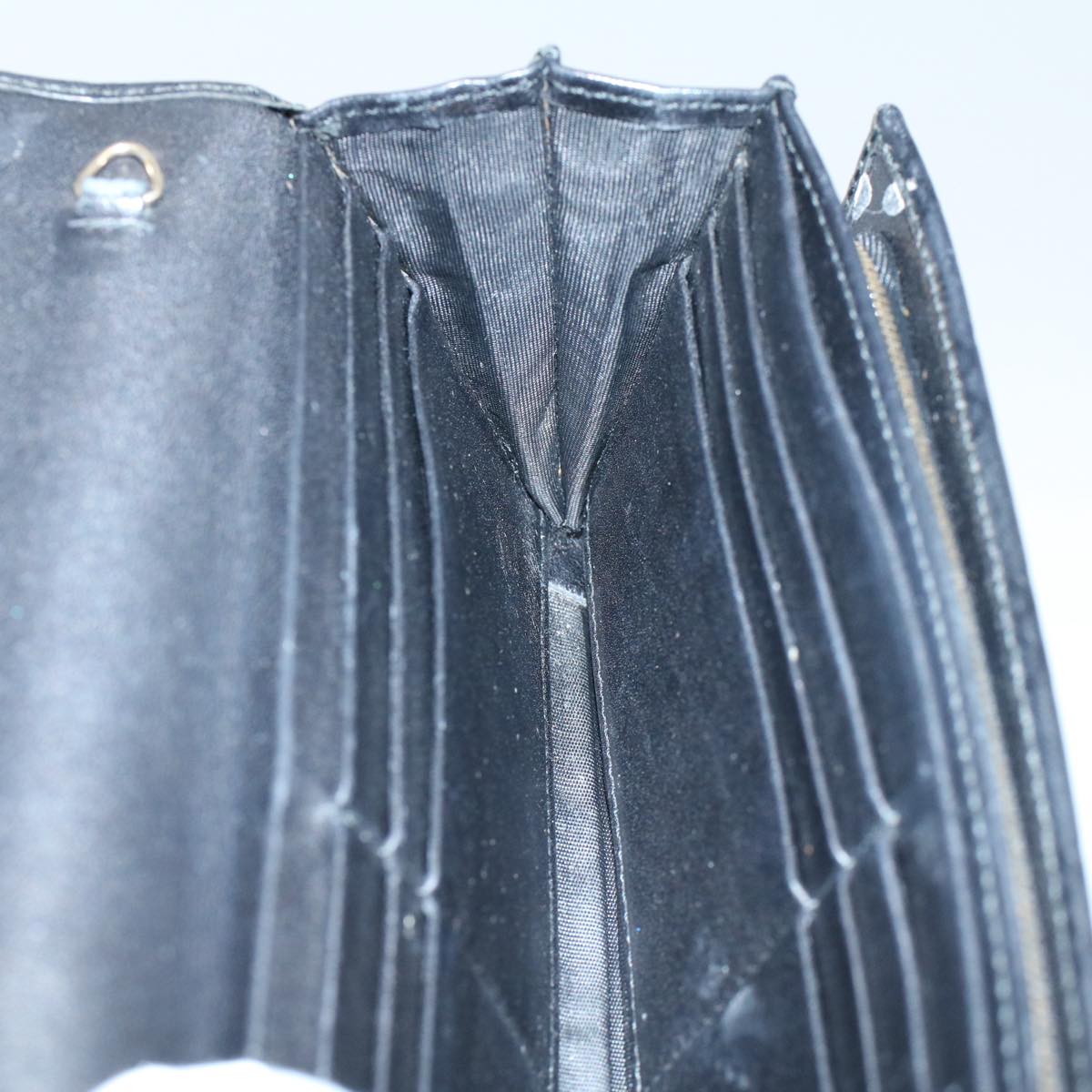 GUCCI GG Canvas Guccissima Long Wallet Black 269541 ki3763
