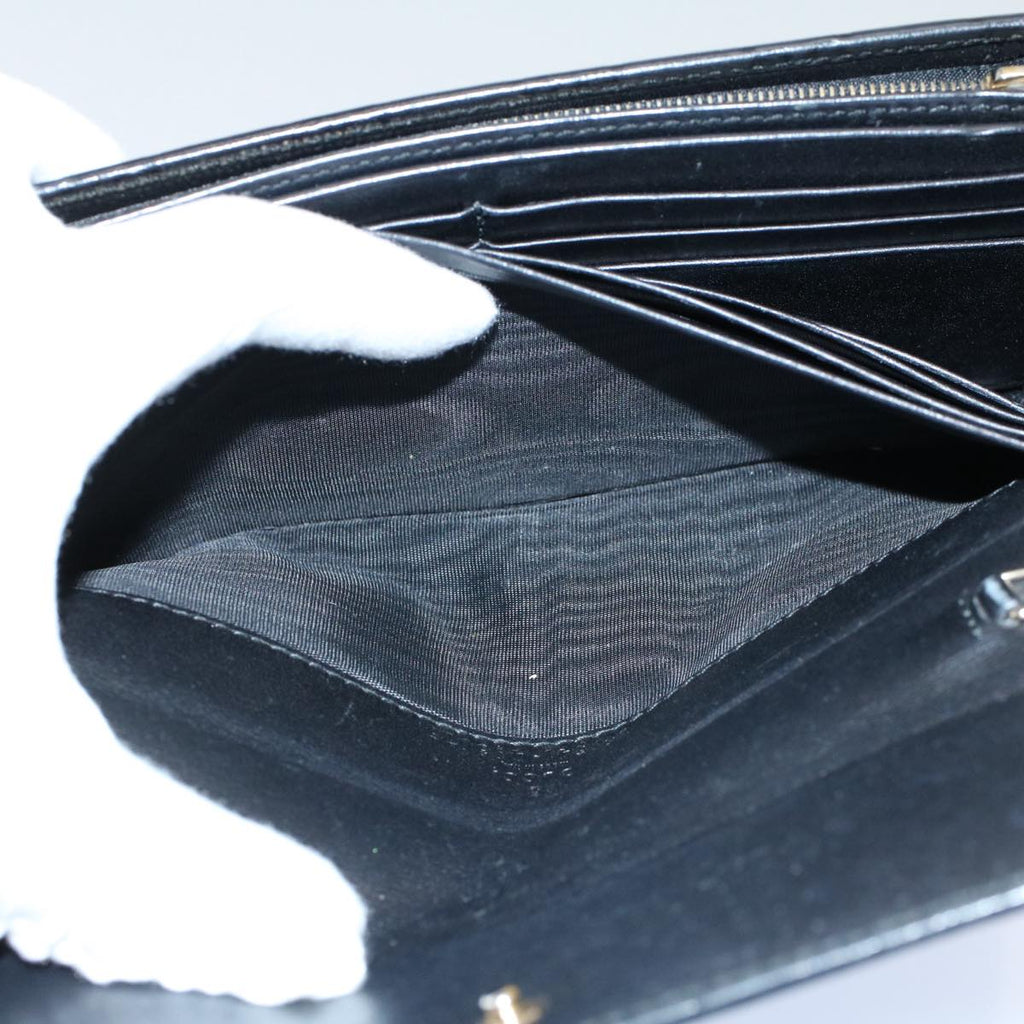 GUCCI GG Canvas Guccissima Long Wallet Black 269541 ki3763
