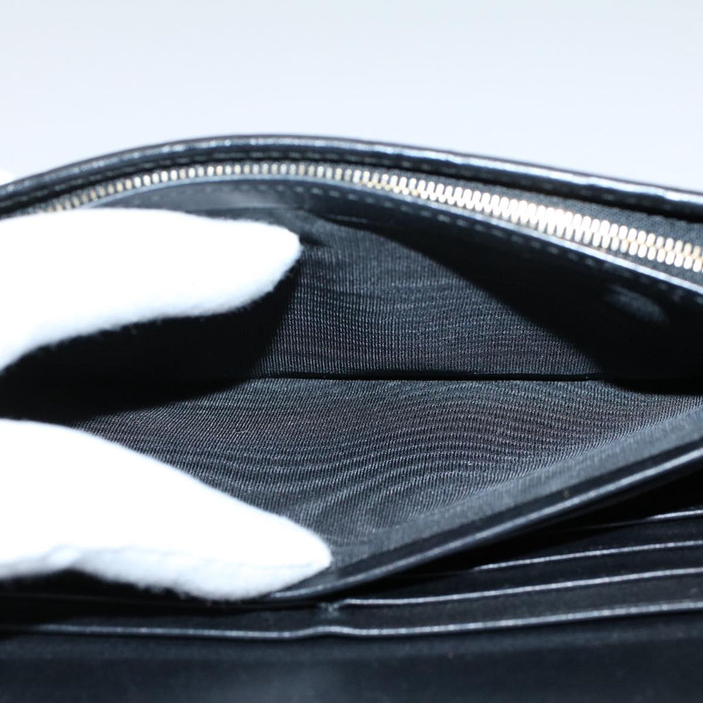 GUCCI GG Canvas Guccissima Long Wallet Black 269541 ki3763