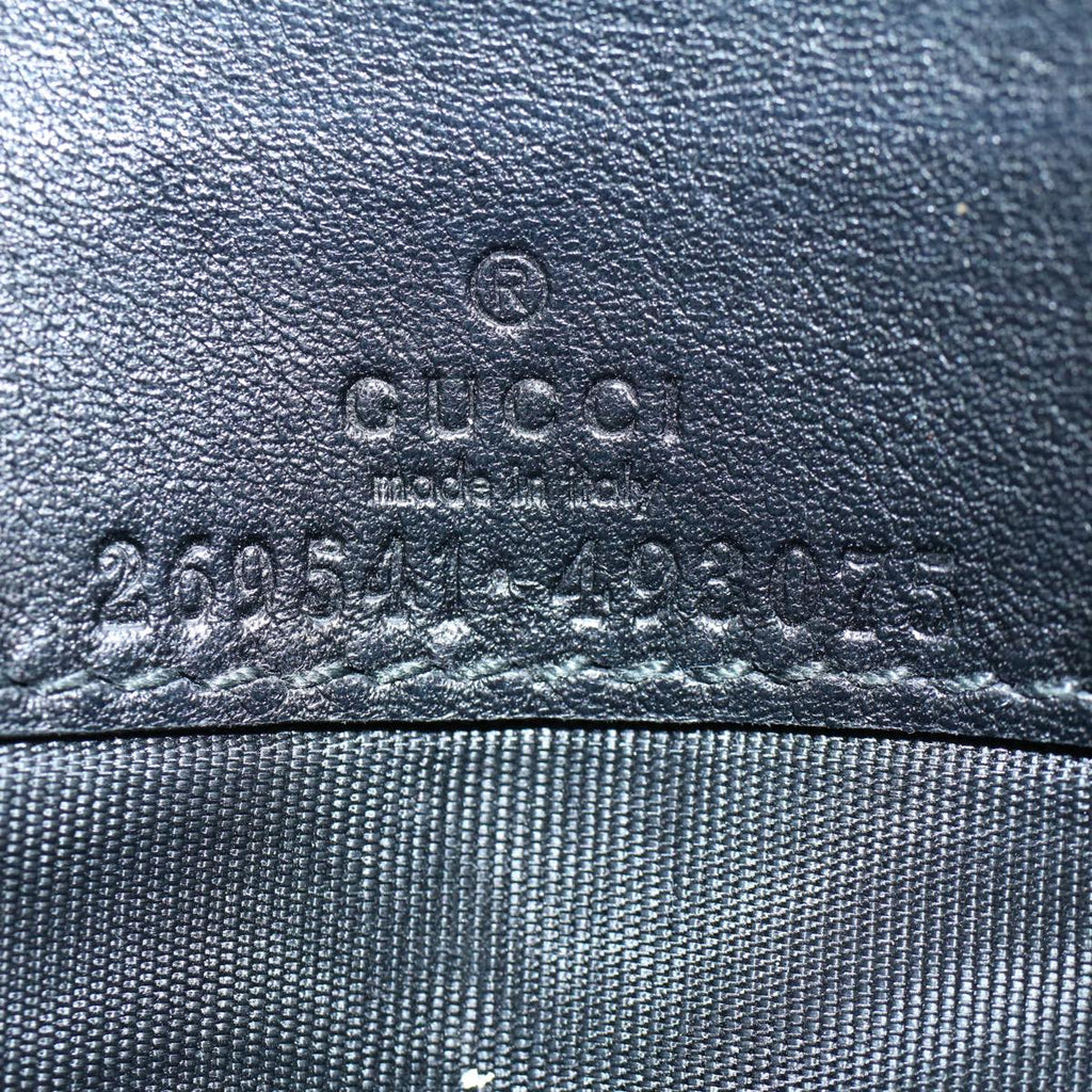 GUCCI GG Canvas Guccissima Long Wallet Black 269541 ki3763