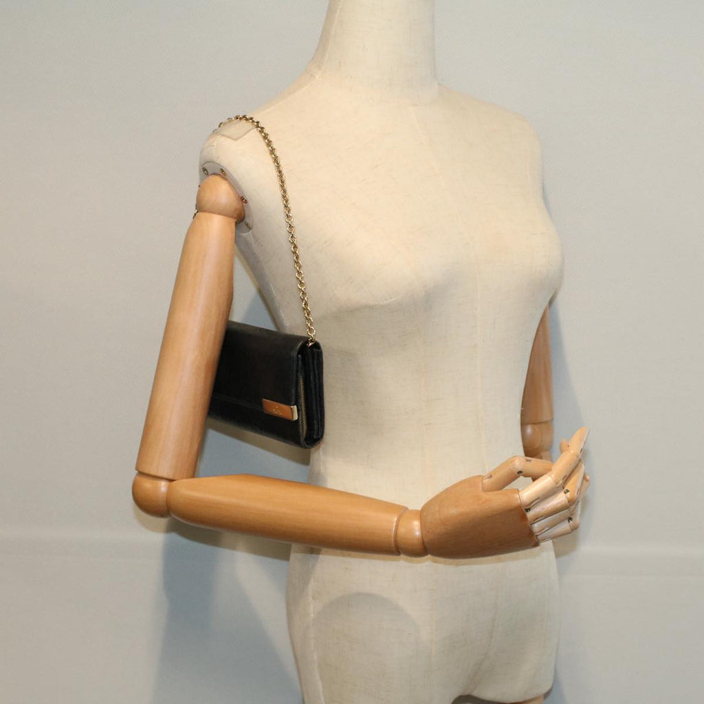 GUCCI GG Canvas Guccissima Long Wallet Black 269541 ki3763