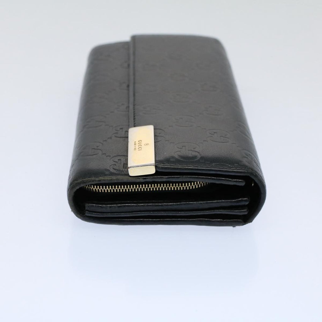 GUCCI GG Canvas Guccissima Long Wallet Black 269541 ki3763