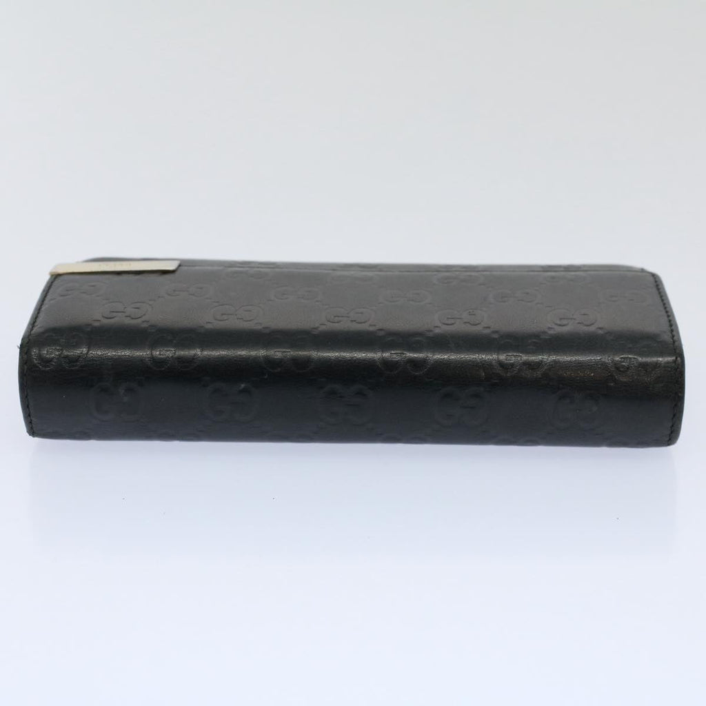GUCCI GG Canvas Guccissima Long Wallet Black 269541 ki3763