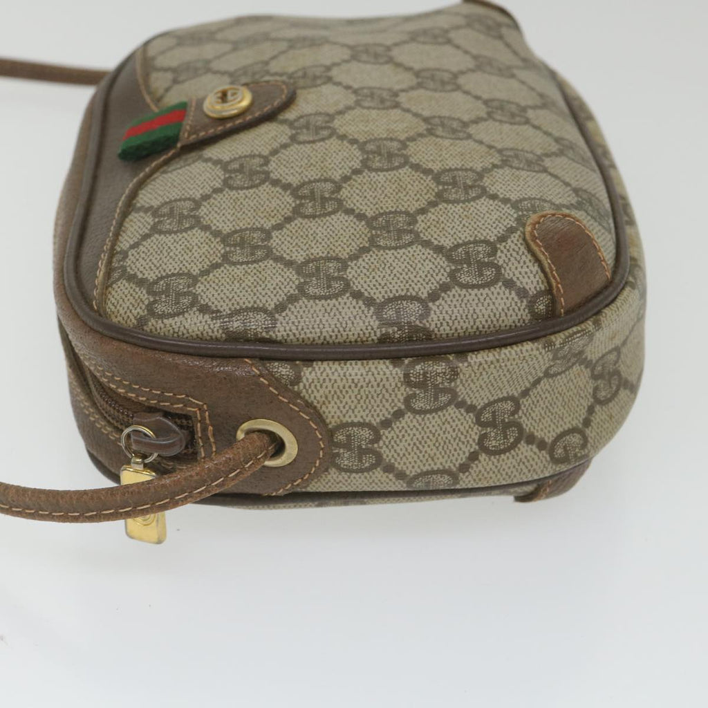GUCCI GG Supreme Web Sherry Line Shoulder Bag Beige Red 001 904 2066 ki3787