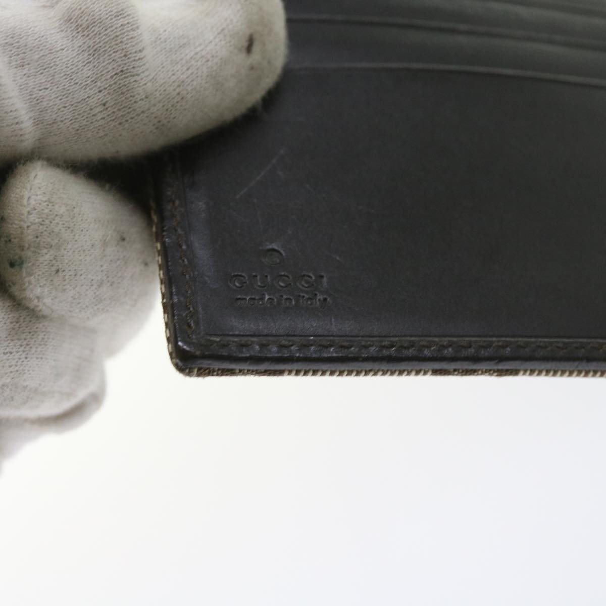GUCCI GG Canvas Jackie Web Sherry Line Wallet Beige Red Green 05474 ki3788