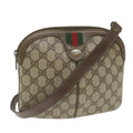 GUCCI GG Supreme Web Sherry Line Shoulder Bag Beige Red 904 02 047 ki3794