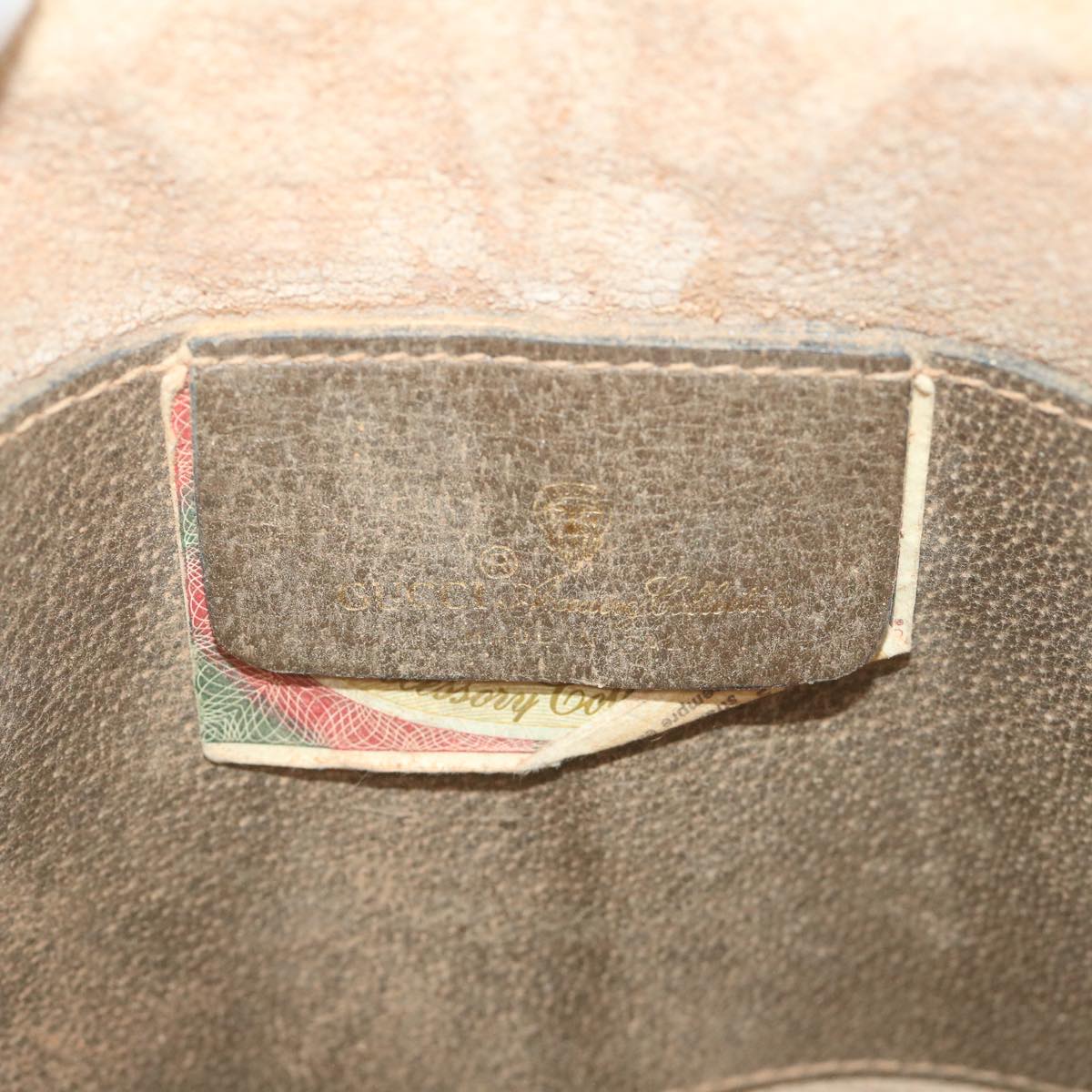 GUCCI GG Supreme Web Sherry Line Shoulder Bag Beige Red 904 02 047 ki3794