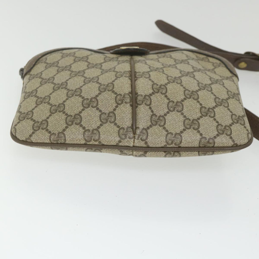 GUCCI GG Supreme Web Sherry Line Shoulder Bag Beige Red 904 02 047 ki3794