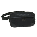 GUCCI Guccissima GG Canvas Waist bag Black 162417 ki3809