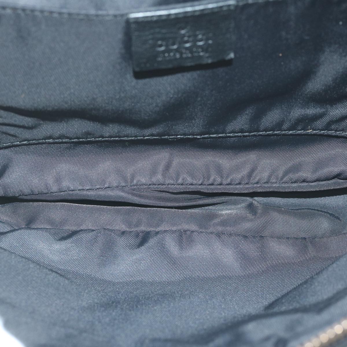 GUCCI Guccissima GG Canvas Waist bag Black 162417 ki3809