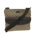 GUCCI GG Canvas Shoulder Bag Beige 256100 ki3818