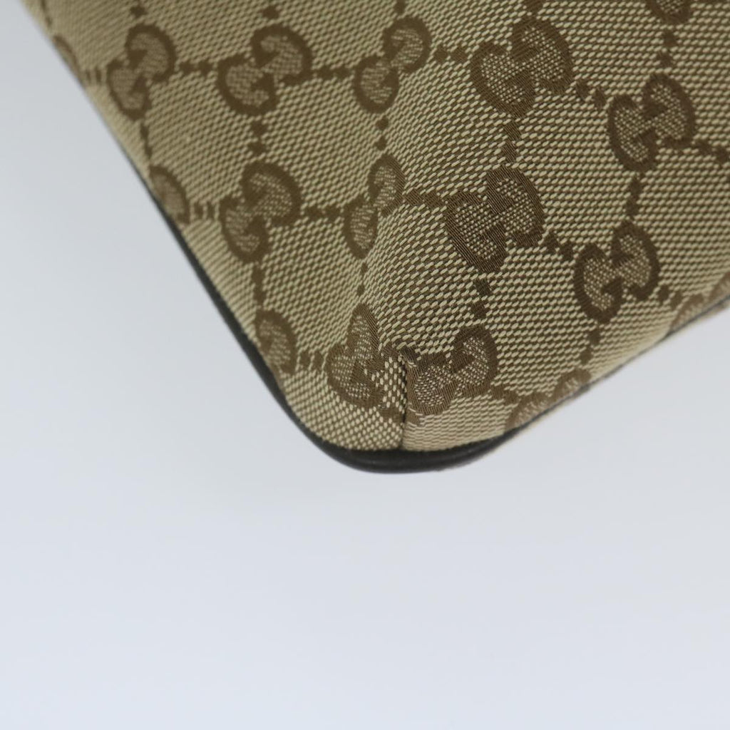 GUCCI GG Canvas Shoulder Bag Beige 256100 ki3818