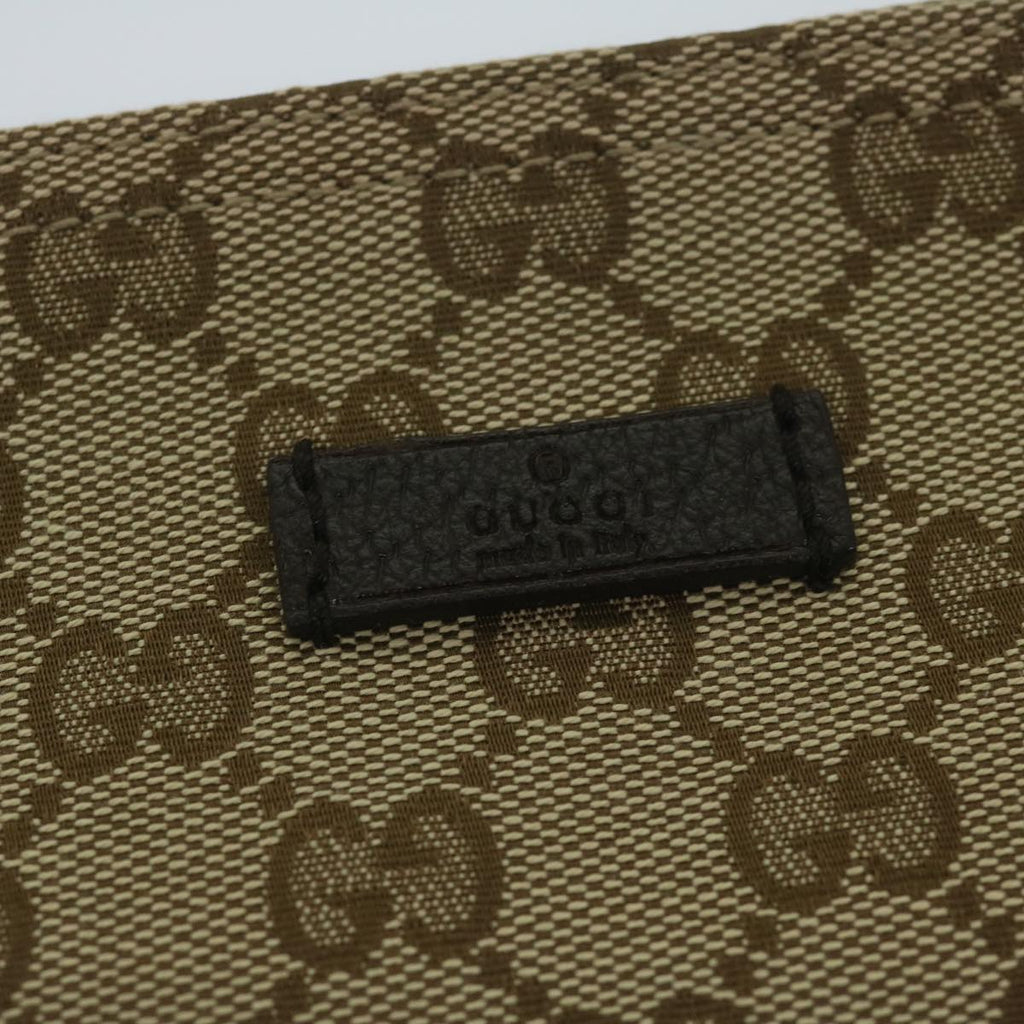 GUCCI GG Canvas Shoulder Bag Beige 256100 ki3818