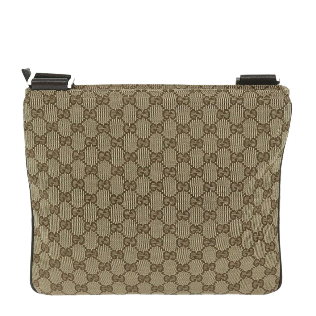 GUCCI GG Canvas Shoulder Bag Beige 256100 ki3818