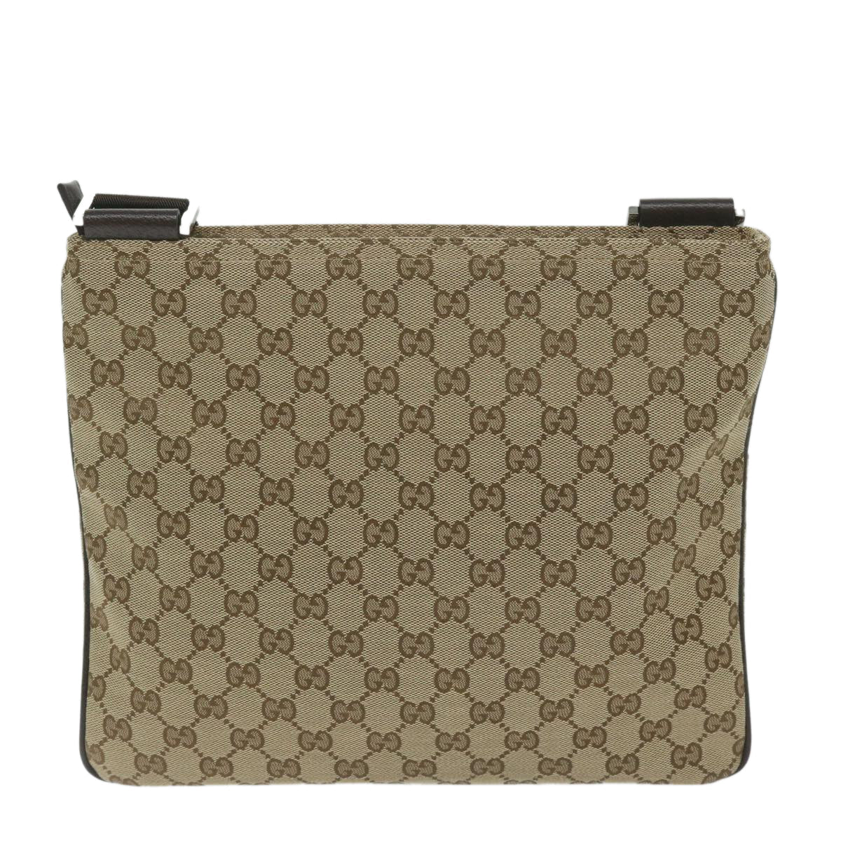 GUCCI GG Canvas Shoulder Bag Beige 256100 ki3818