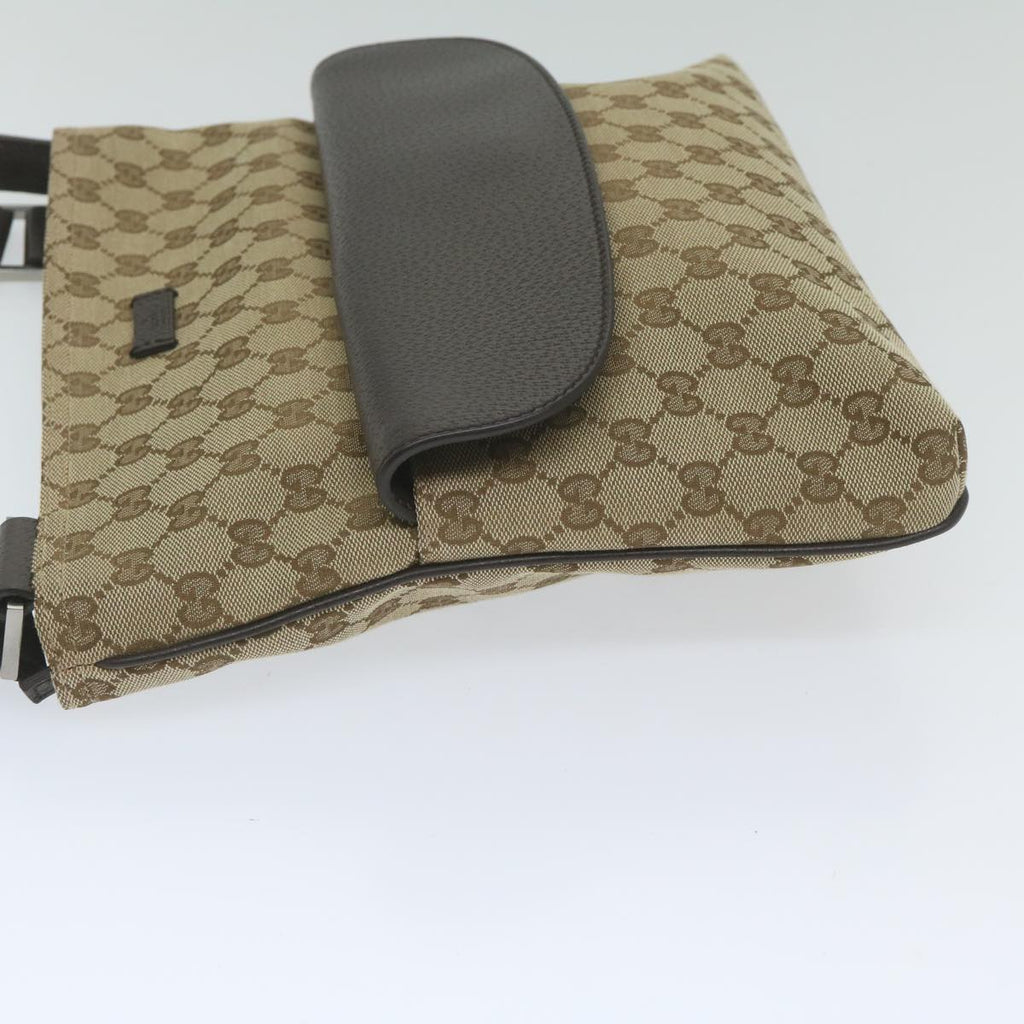 GUCCI GG Canvas Shoulder Bag Beige 256100 ki3818