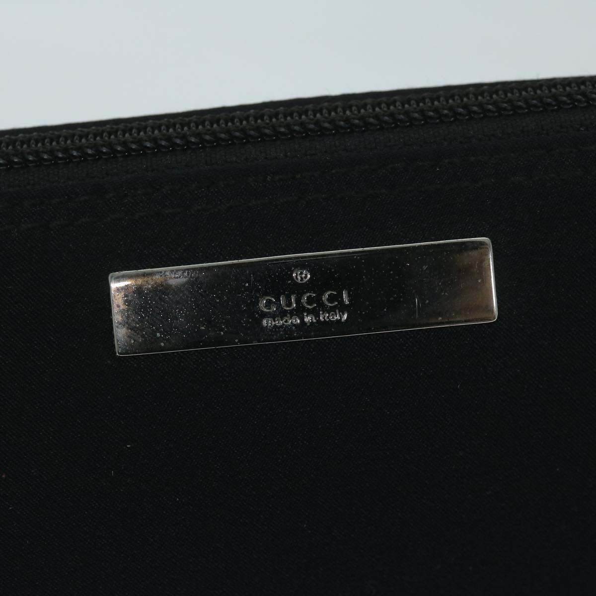 GUCCI Accessory Pouch Satin Black 039 1103 2123 ki3826