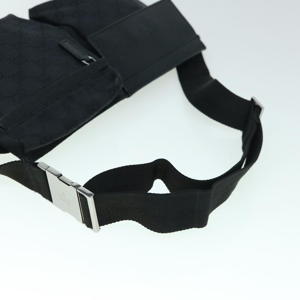 GUCCI GG Canvas Waist bag Black 28566 ki3828
