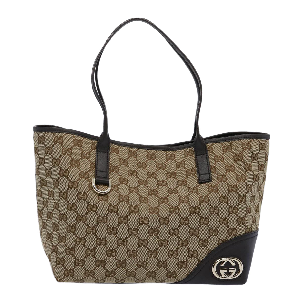 GUCCI GG Canvas Tote Bag Beige 169946 ki3831