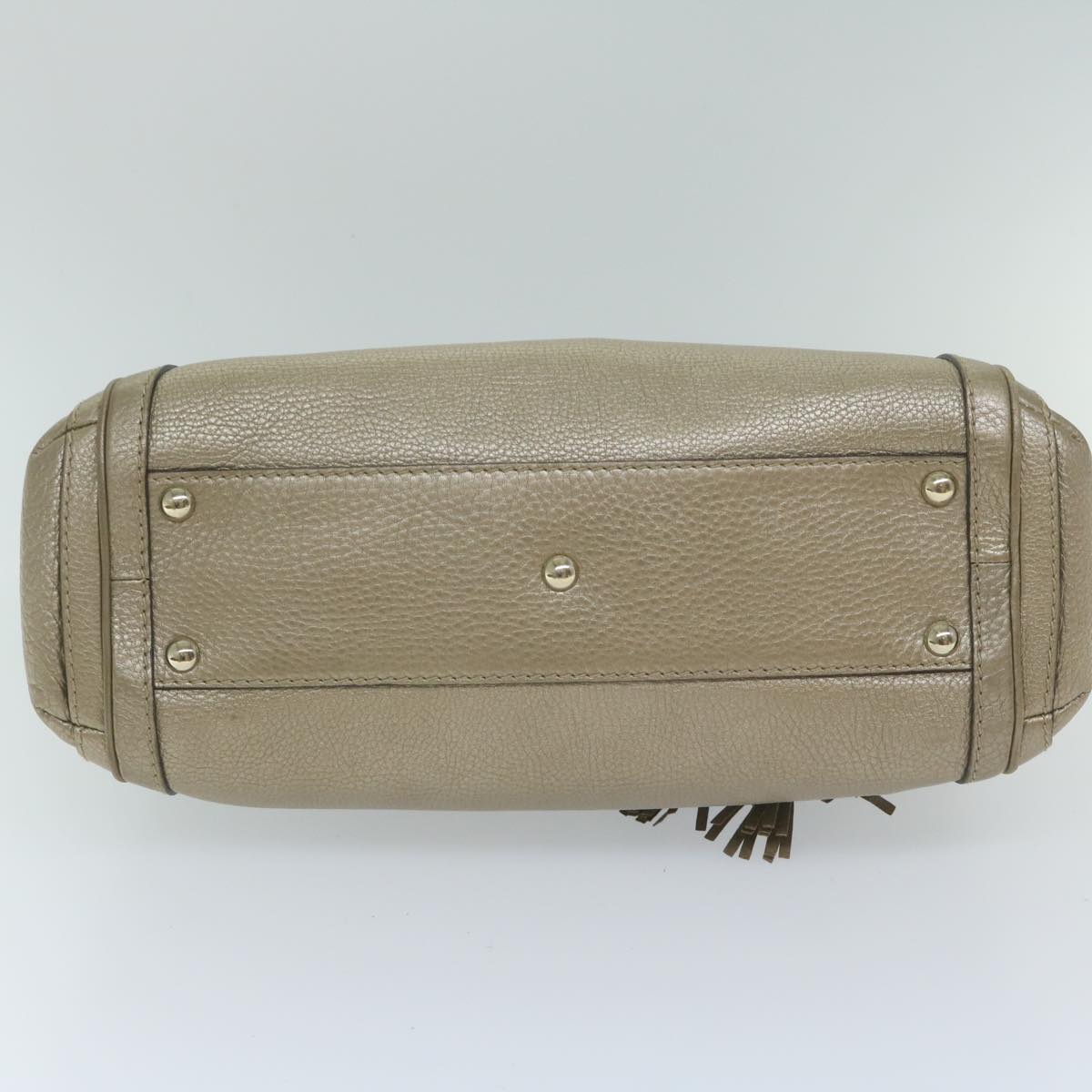 GUCCI Hand Bag Leather 2way Gold Tone 282300 ki3836