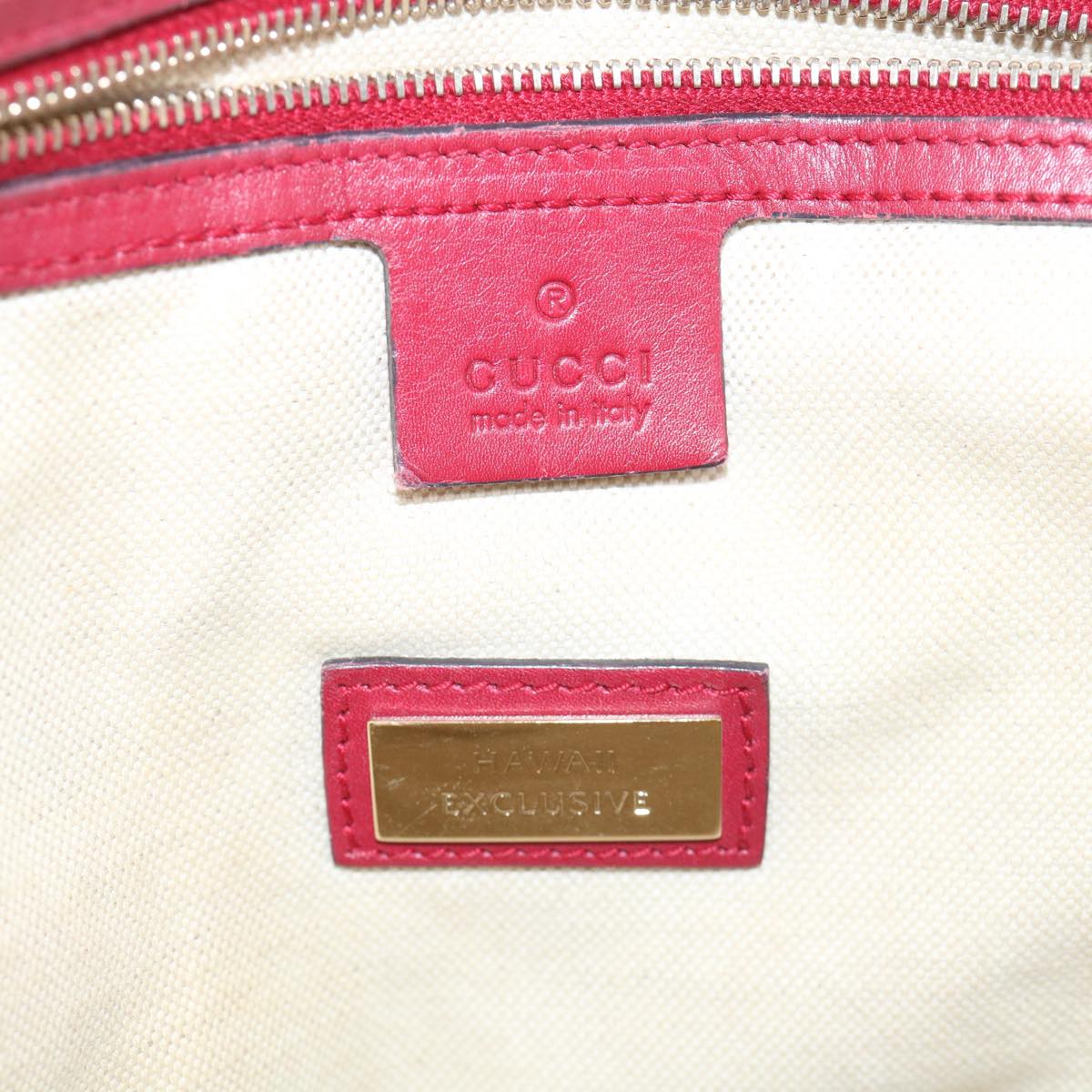 GUCCI GG Canvas Hand Bag 2way Beige Red 269957 ki3868