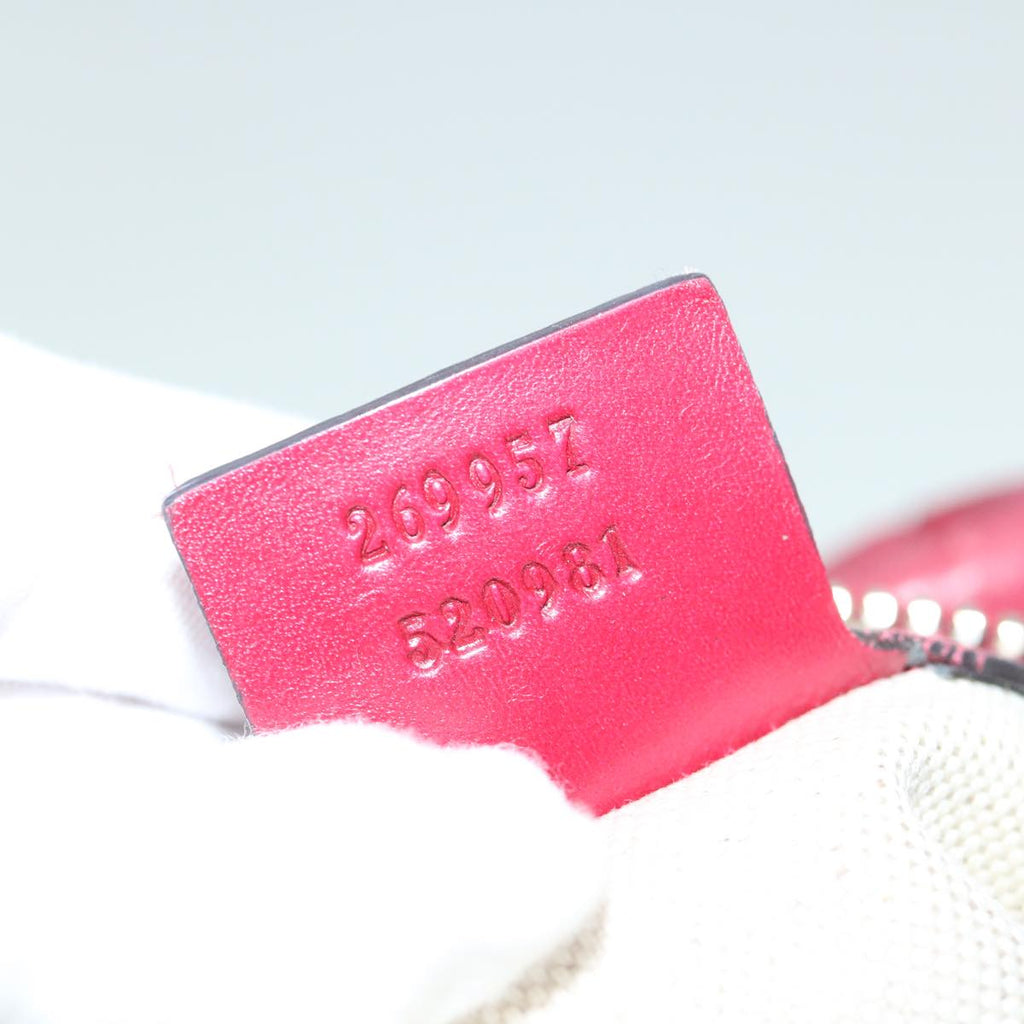 GUCCI GG Canvas Hand Bag 2way Beige Red 269957 ki3868