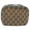 GUCCI GG Canvas Pouch Light Blue 153129 ki3876