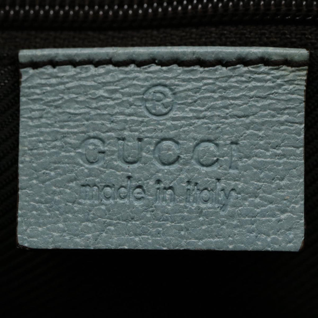 GUCCI GG Canvas Pouch Light Blue 153129 ki3876