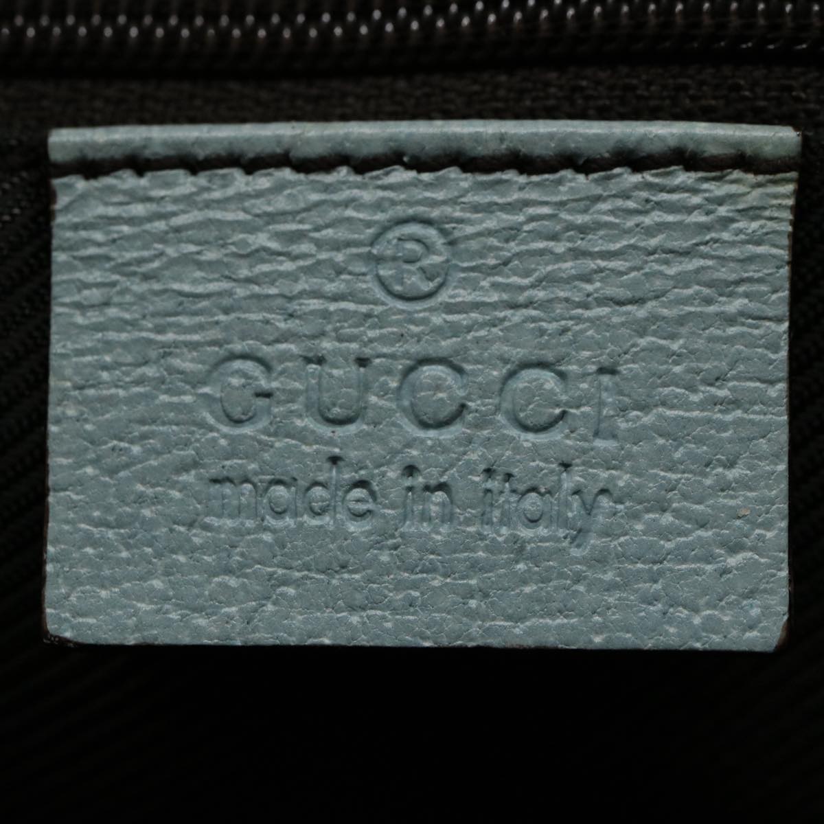 GUCCI GG Canvas Pouch Light Blue 153129 ki3876