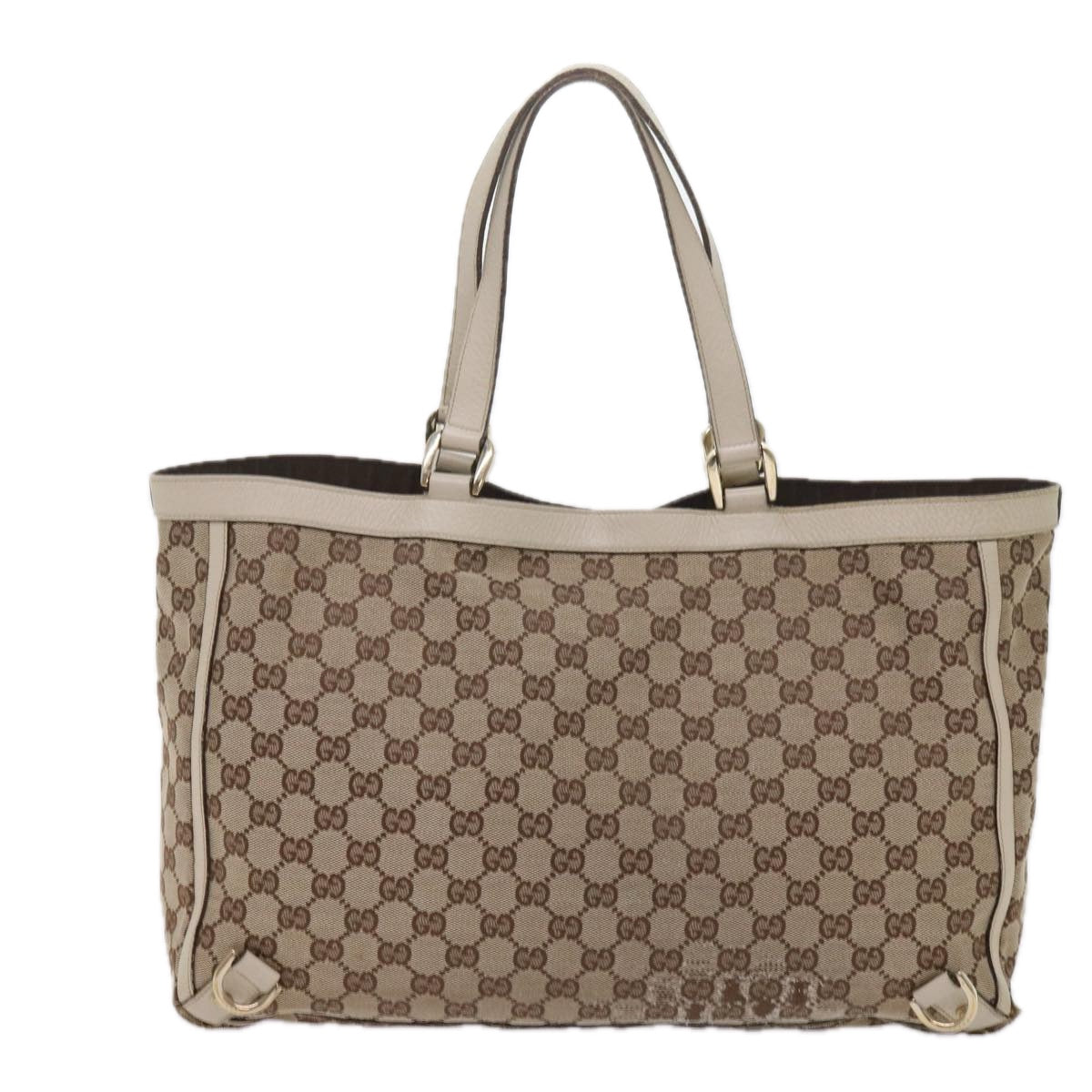 GUCCI GG Canvas Abbey Tote Bag Beige 141472 ki3898
