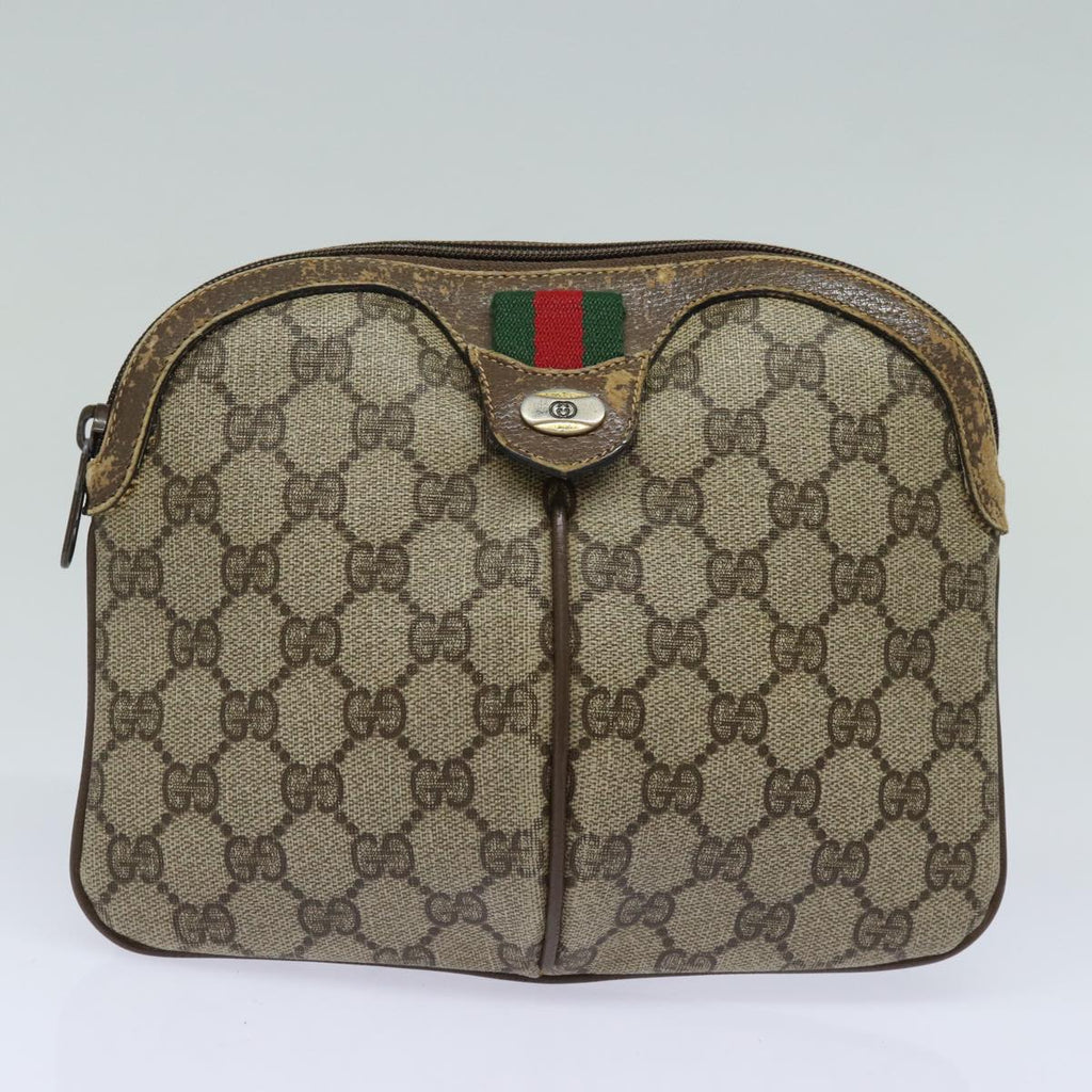 GUCCI GG Canvas Web Sherry Line Hand Bag 5Set Beige Pink black ki4367